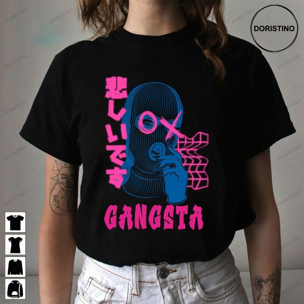 Ski Mask Girl Urban Style Gangsta Limited Edition T-shirts